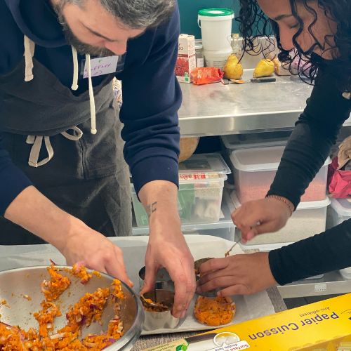 atelier cuisine vegetale en equipe challenge team building fabrikable