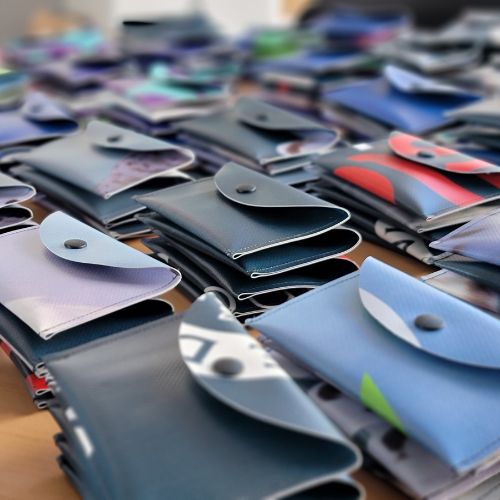 porte monnaie bache upcycling goodies rse
