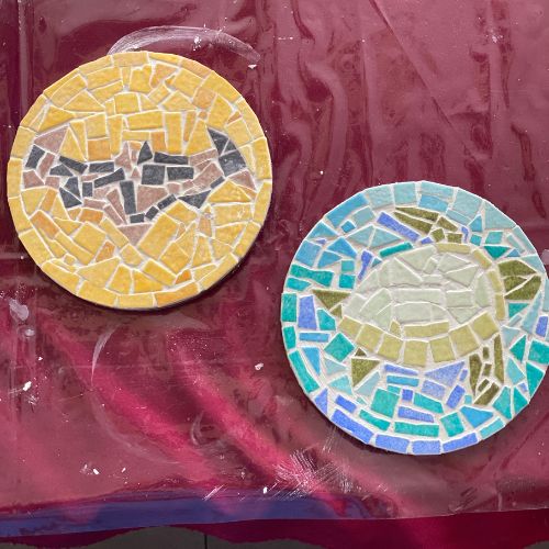 grenoble atelier mosaique dessous de plat diy fabrikable