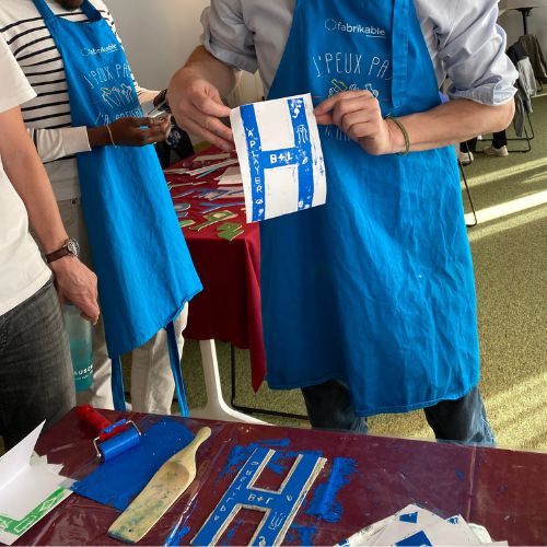 team building en equipe oeuvre collaborative creative linogravure fabrikable team building en equipe oeuvre collaborative creative linogravure fabrikable