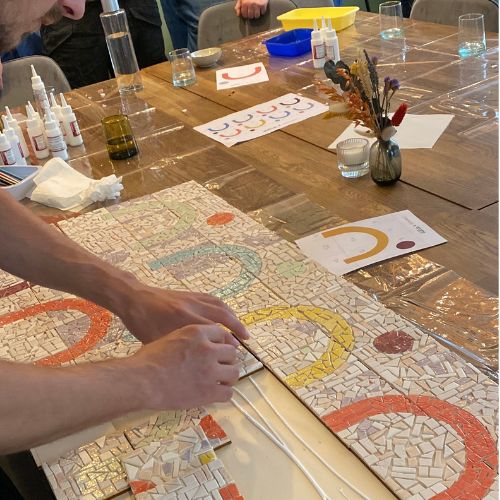 team building collaboratif entreprise fresque collective mosaique fabrikable